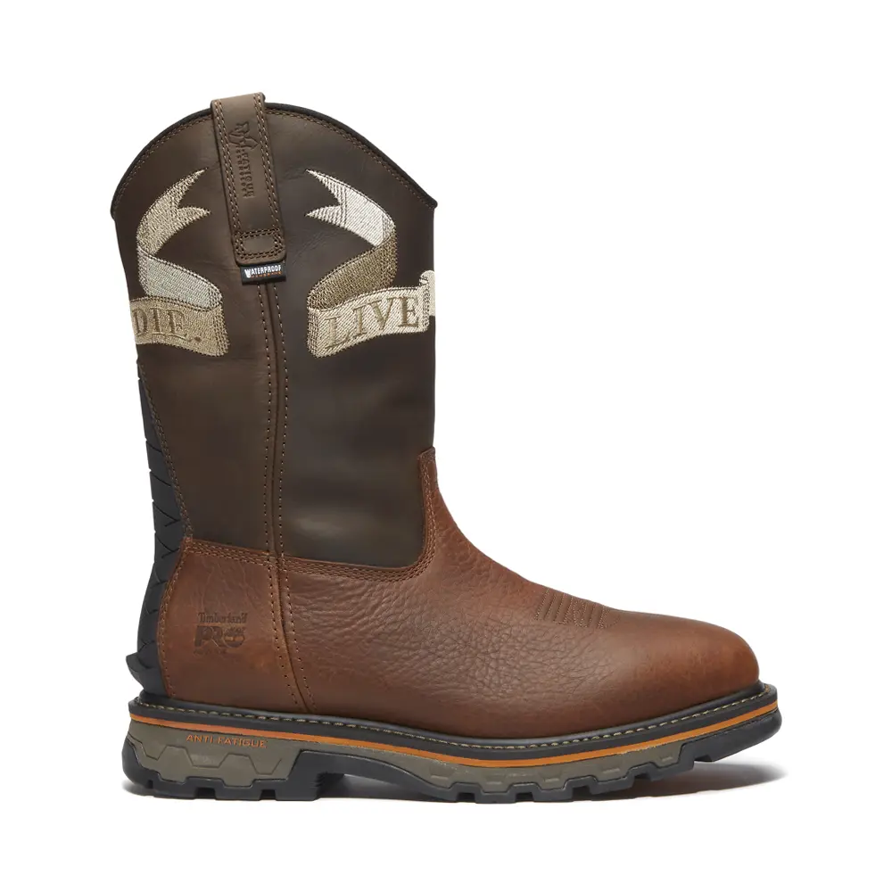 Timberland Pro Mens True Grit Live Free 12 Inch Waterproof Soft Toe Work/Duty - Brown Timberland Pro Mens True Grit Live Free 12 Inch Waterproof Soft Toe Work/Duty - Brown