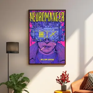 Neuromancer Movie Poster: Classic Film Art, Canvas Print