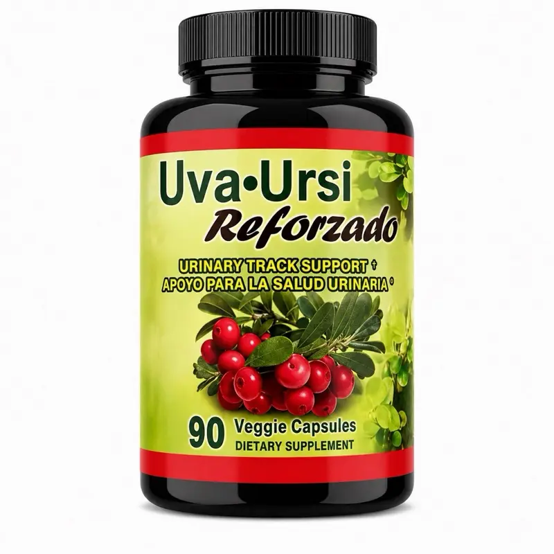 Uva Ursi Reforzado Capsules – Urinary Tract Support Supplement, Herbal Formula, 90 Veggie Capsules