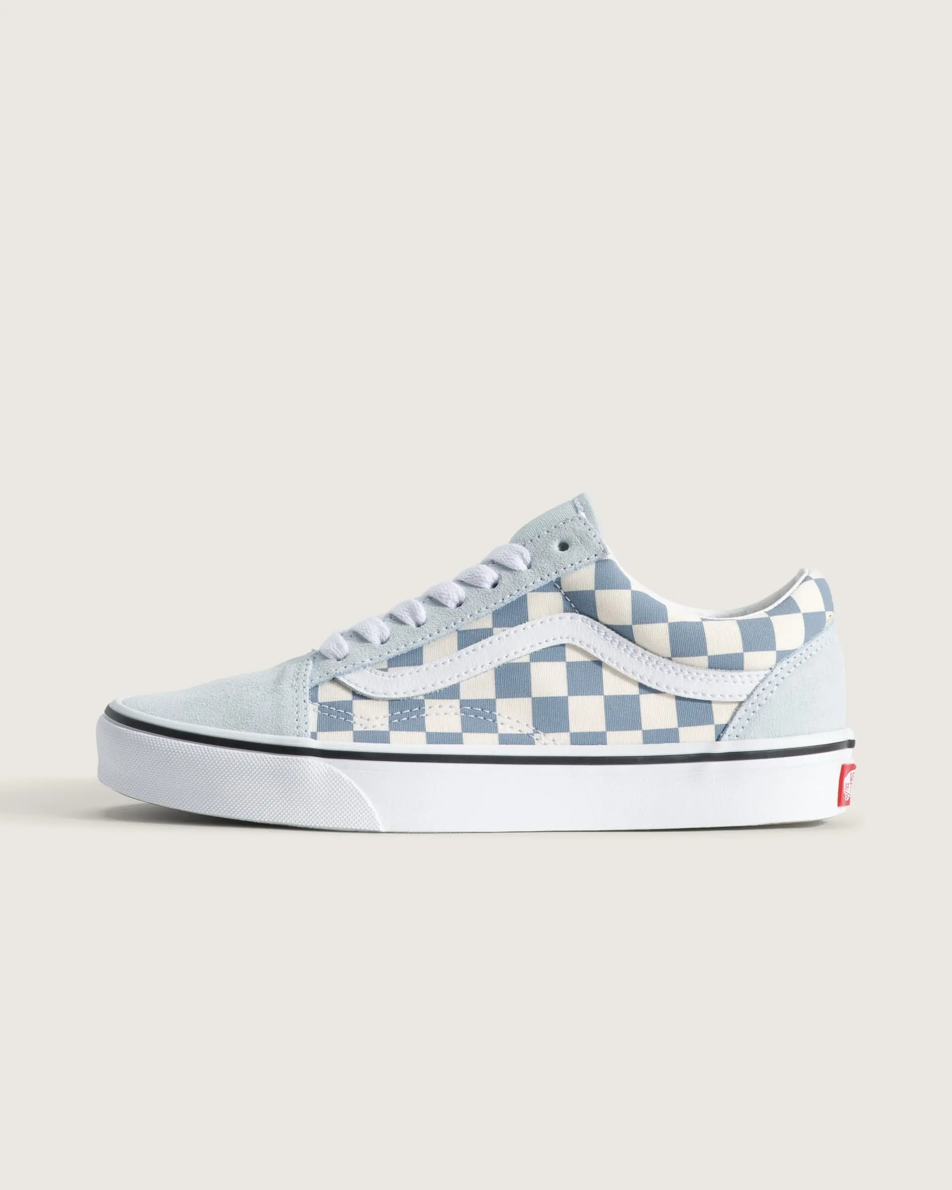 Checkerboard Dawn Mist Blue