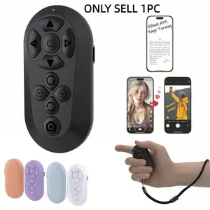 Bluetooth-compatible Remote Control for Short Videos, Page Turning, Volume Control, Camera Shutter, Multi-System Hands-Free Phone Handle, 2026 Upgrade Version
