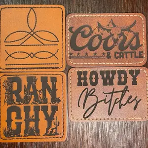 Punchy Iron on western patches