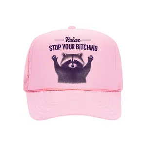 Relax Raccoon Trucker Hat