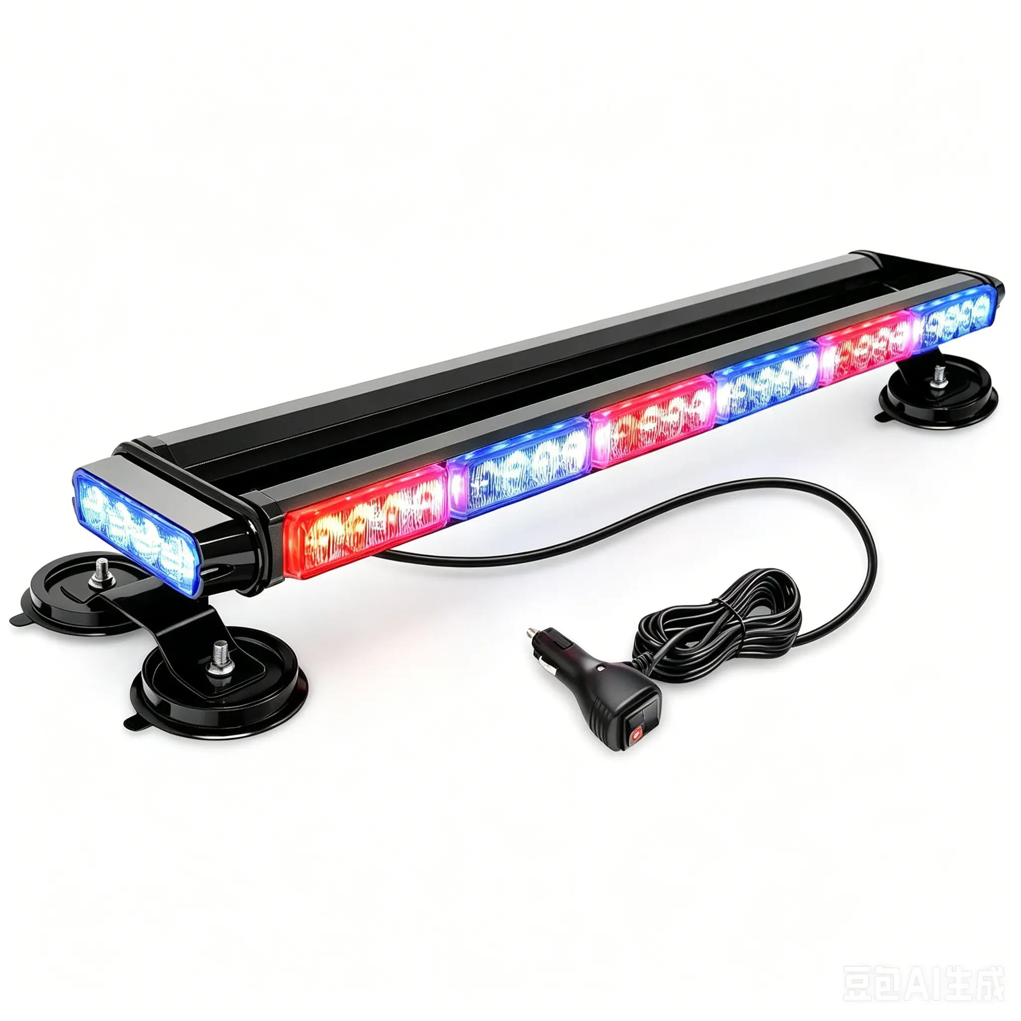 Nilight 29.5in 56LED Strobe Emergency Alert Bar - 12-24V DC Magnetic Mount Truck Lights, Automotive Work Accessories for Cars, Construction Vehicles