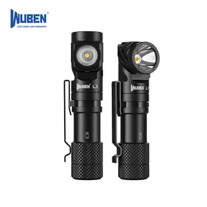 WUBEN L1 Dual-Swivel Head Flashlight, 2000 Lumen High Lumens Rechargeable Light, Dual Light Sources, IP68 Waterproof Magnetic Camping Flashlight for Home Outdoors Emergency, TikTokShopBlackFriday