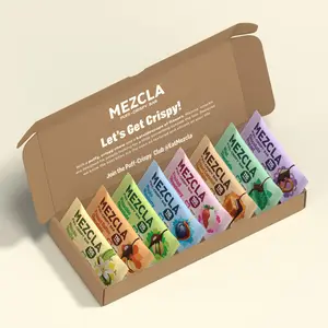 Mezcla Variety Pack - 10g Plant Protein, Gluten Free, Vegan, 8 Bars, 160 Calories, Non-GMO Verified, High Protein Snacks