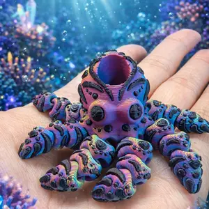 Creature Straw Buddies Assorted 3D Printed Straw Buddy - Compatible with Most Straws - Cute Tumbler Accessories for Kids - Fun & Functional Drinkware