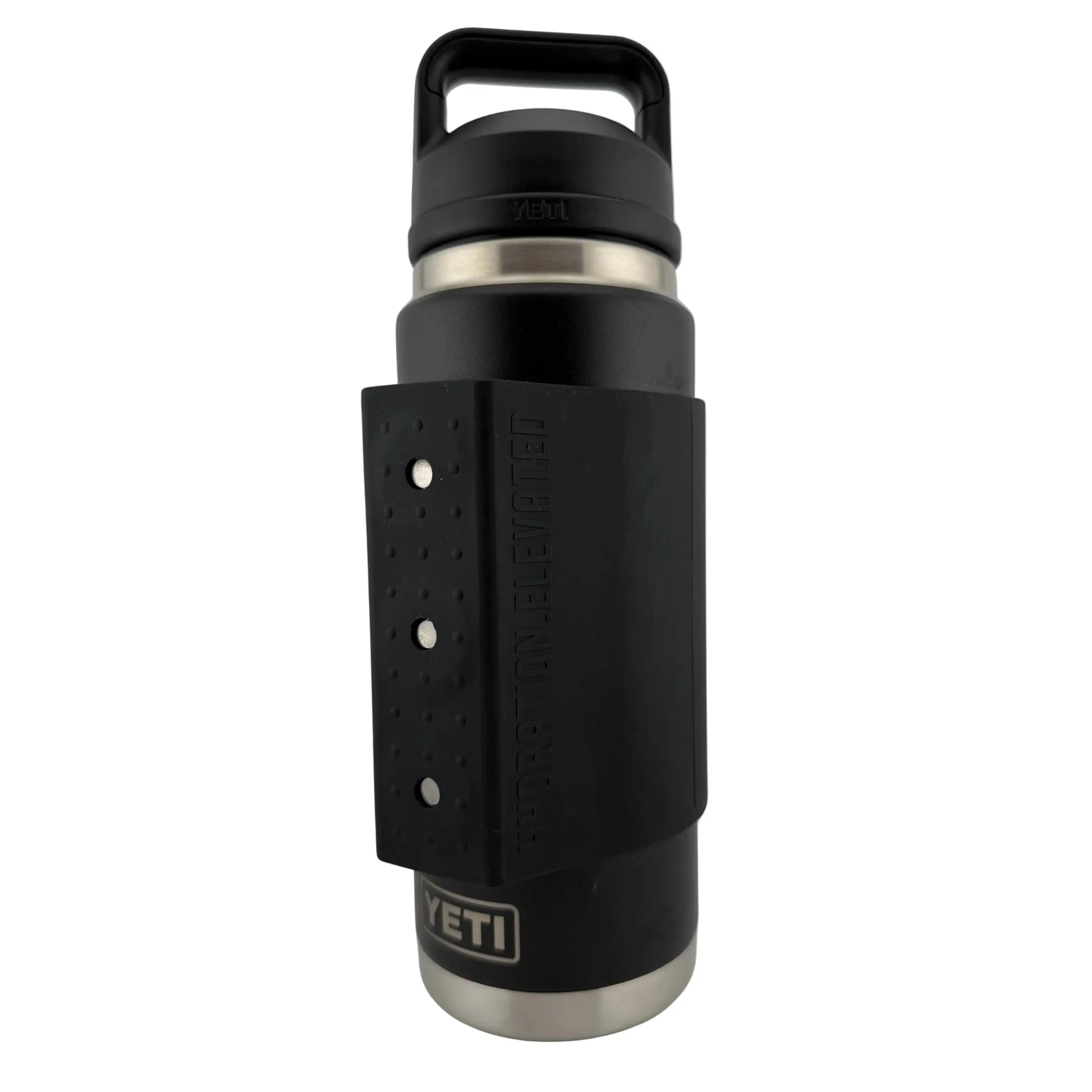 MIDSIZE - Black Magnetic Sleeve (FITS the slimmer bottles) FITMENT = YETI 26oz / Owala 32oz / Stanley 30oz Tumbler