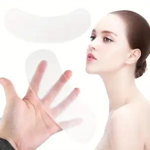 Hydrating Silicone Neck Wrinkle Patches Clear Reusable Neck Mask For Moisturizing Dry Skin Care Routine