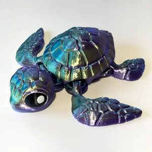 Giant Sea Turtle - 3D Printed Articulating Figure Decor Gift Giant Sea Turtle - 3D Printed Articulating Figure Decor Gift