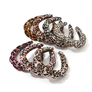 Leopard print bubble headband, unisex hair accessory, versatile and suitable for all hair types