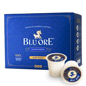 Blu Ore Premium Vietnamese Coffee Pods - Dark Roast - Recyclable Single Serve K-Cup Compatible (24 Count) - 100% Arabica Coffee, No Preservatives or Artificial Flavor