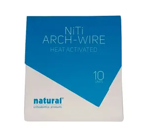 Heat-Activated Nickel Titanium Arches Round – Ovoid Form – Pack x 10pcs