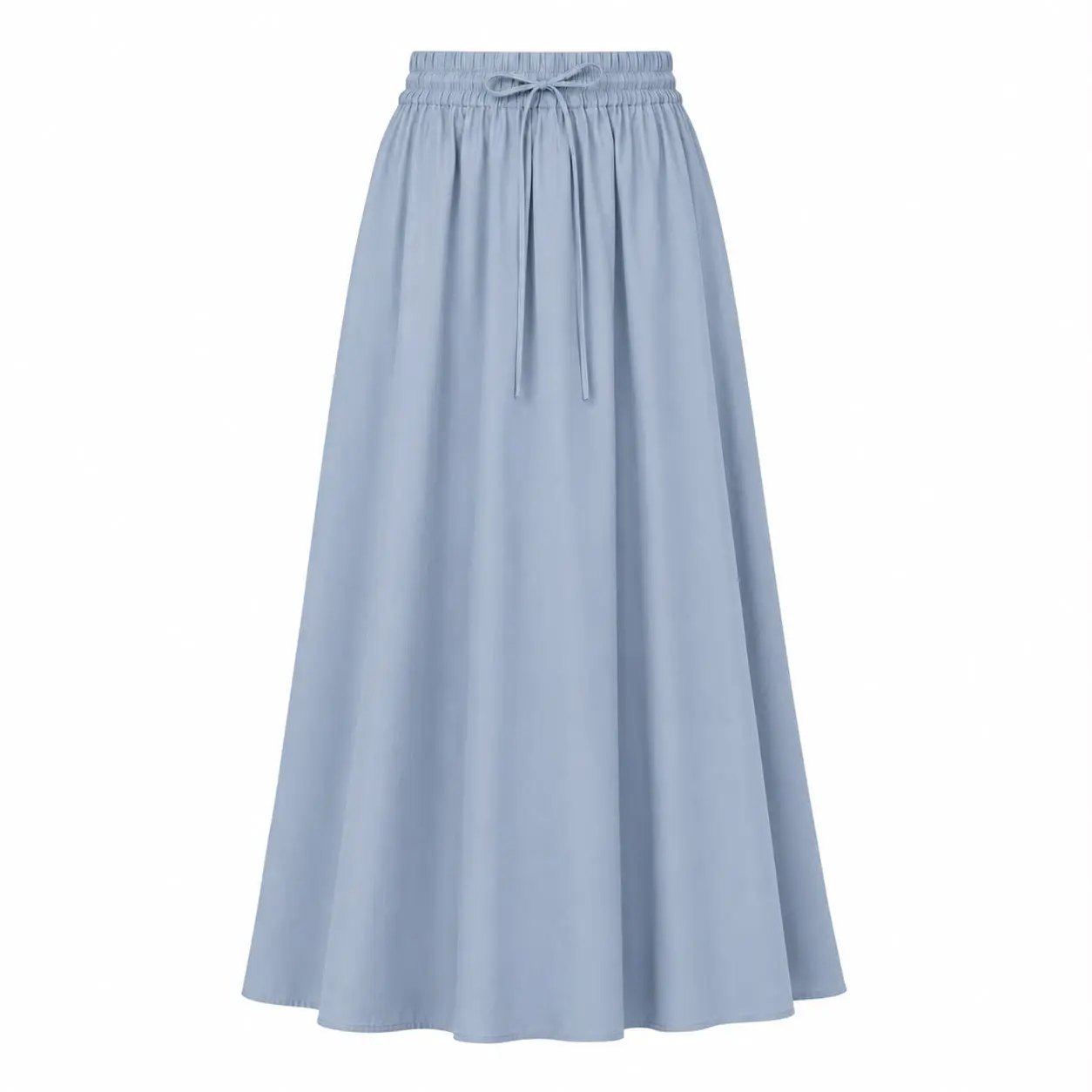 Relaxed Poplin Skirt