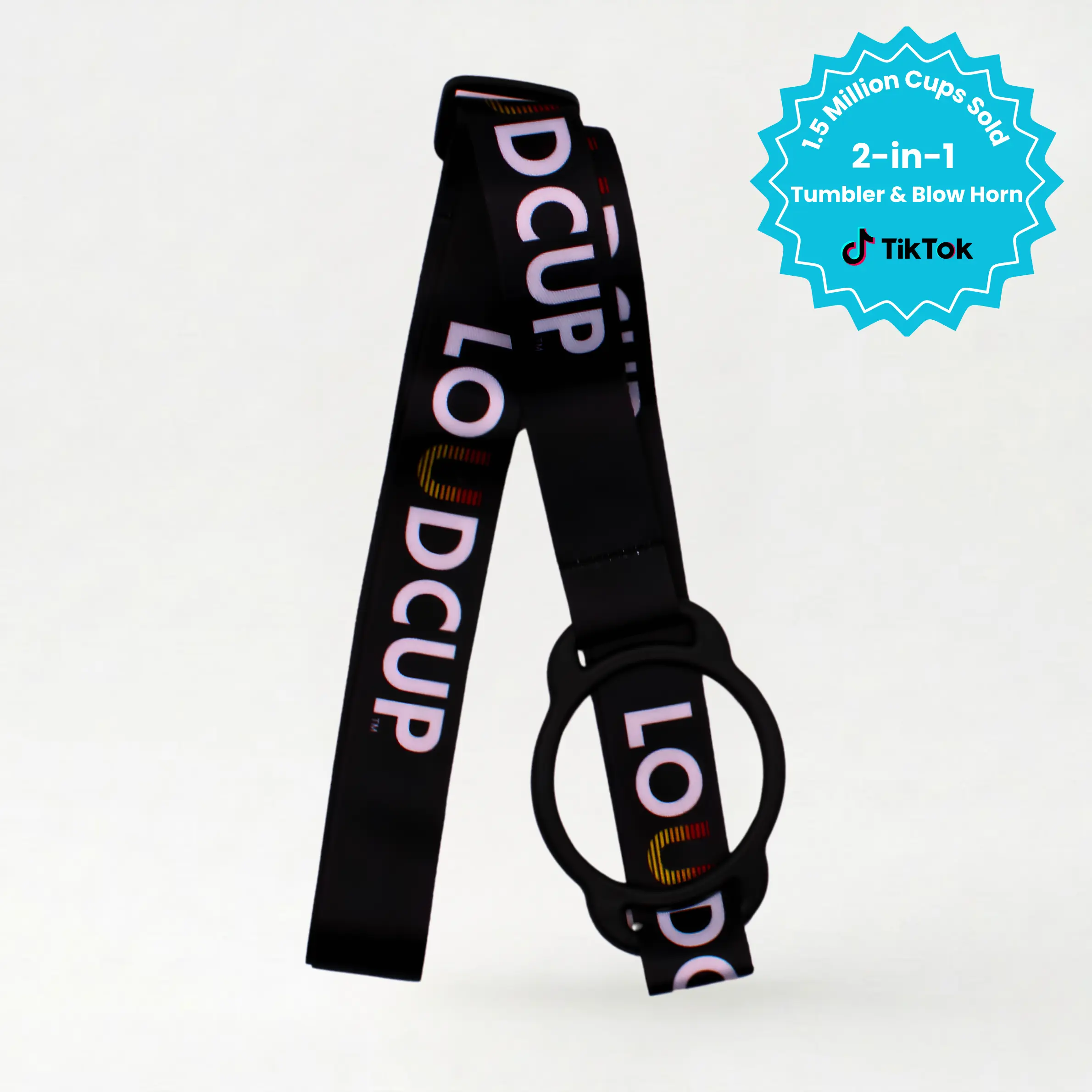 The LoudCup Company | LoudCup Lanyard  – Hands-Free Crossbody Drink Sling for Festivals, Tailgates & Sports