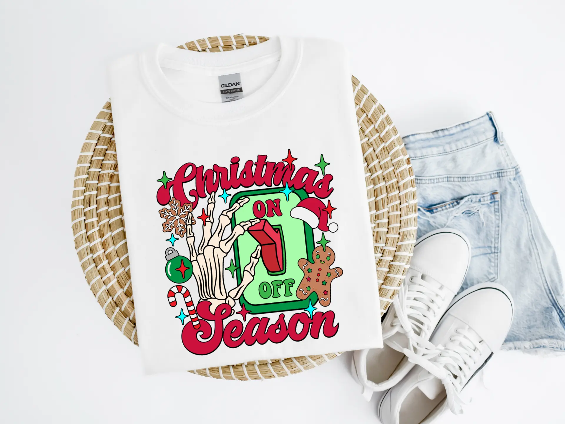 Christmas Season On Shirt Crew