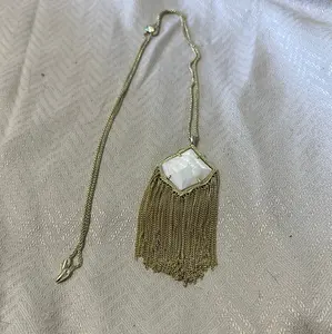 Kendra Scott gold adjustable necklace