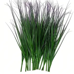 12/24pcs Artificial Grass Plants, Artificial Shrub Wheatgrass, Tall Grass Fake Plants for Outdoor & Indoor Decor, Stemsweed, Artificial Pampas Grass