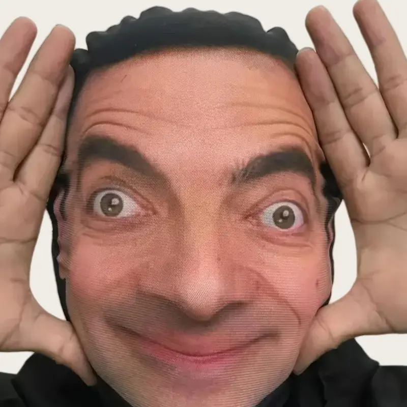 Funny Face Mask, Breathable Full Face Mask, Outdoor Cycling Mask, Party Costume Mask, Halloween Costume Accessories, Realistic Mask, Hyper Realistic Mask, Party Face Masks