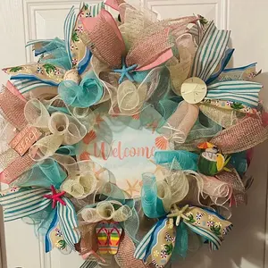Beach Vibes Welcome wreath