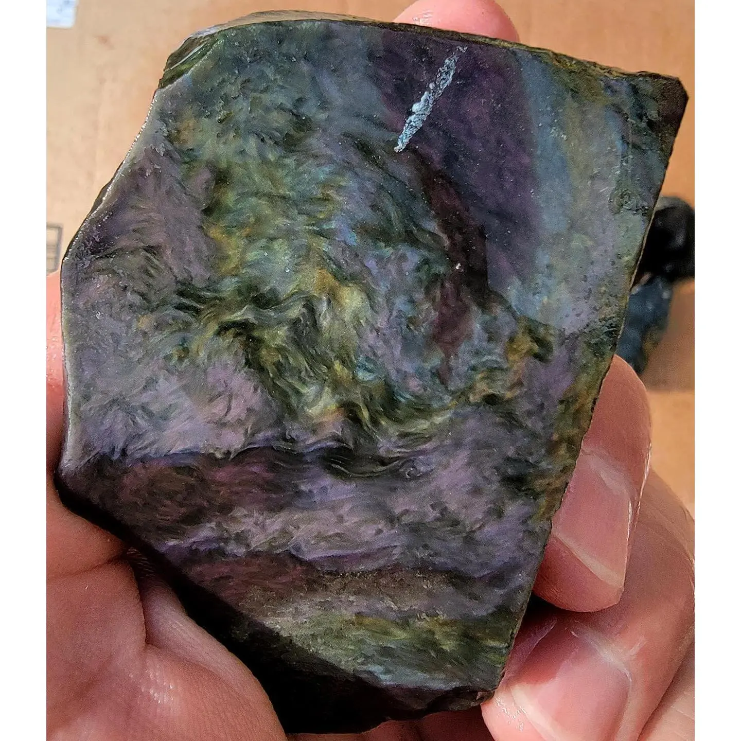Random Pull RARE Mexican Velvet Obsidian Rough!  Old Stock!