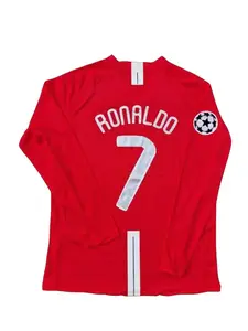Home Retro Black Long Sleeve Jersey 2007-08 R#7, Final Jersey