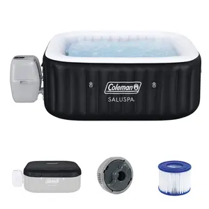 Coleman Hawaii 4-6 Person AirJet Inflatable Hot Tub w/EnergySense Cover, 71"x28"