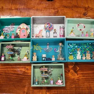 Spring  Shadow Boxes • 6.5”x4.5” • Handmade in Western Massachusetts