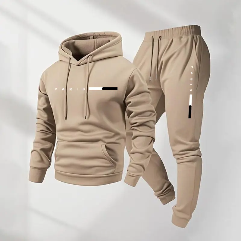 Men's Tracksuit Set VS Letter Print Sweatsuits 2-Piece Set