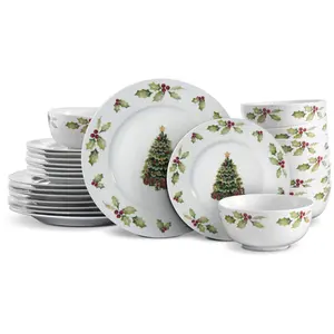 Pfaltzgraff Christmas Day 24-Piece Dinnerware S et