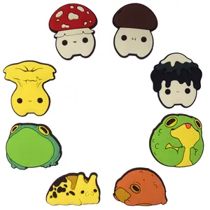 Steady Hands Abi Toads Garden Critters Shoe Charms Mushroom Frog Toad