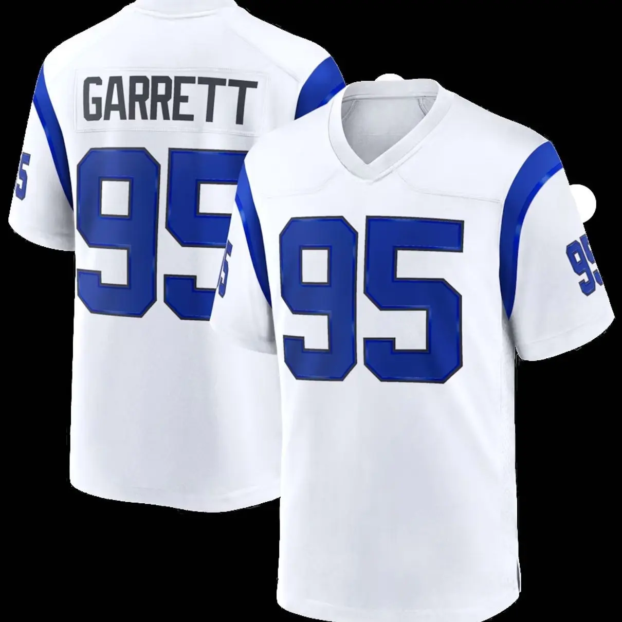 Unisex Football inspired by Garrett 95 Los Angeles Fearsome White Game Jersey