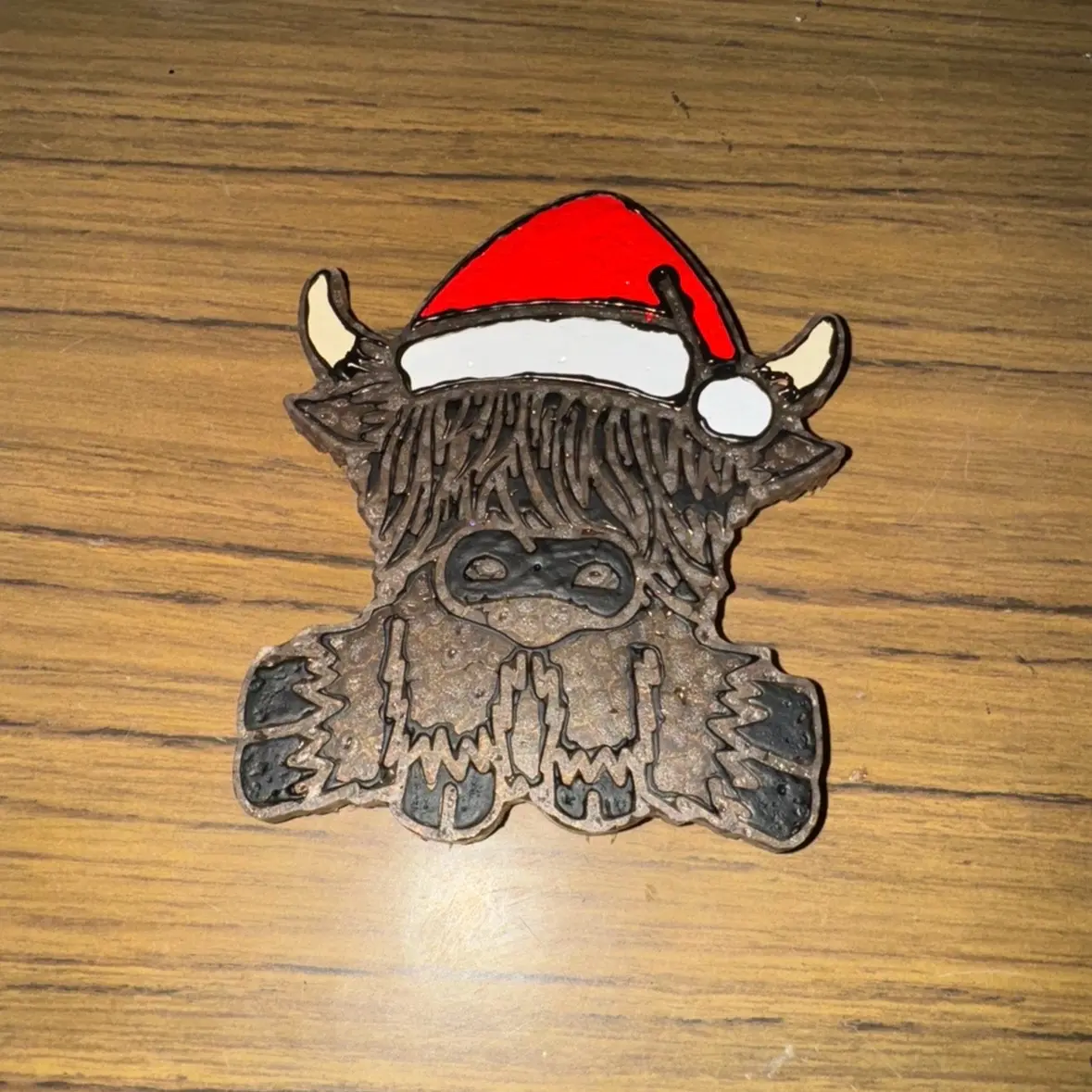 Cow Santa Hat Freshie - Long-Lasting Fragrance