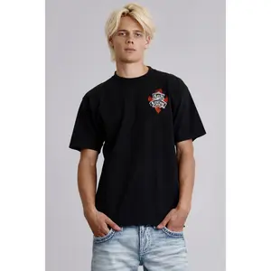 Crest Tee in Black