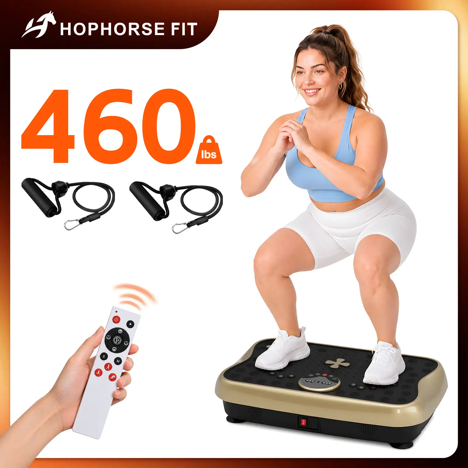 Home Vibration Training Machine  Full Body High-Frequency Workout & Recovery Quiet Portable Platform 330lbs Capacity Gift-Ready Fitness Vibration Trainer