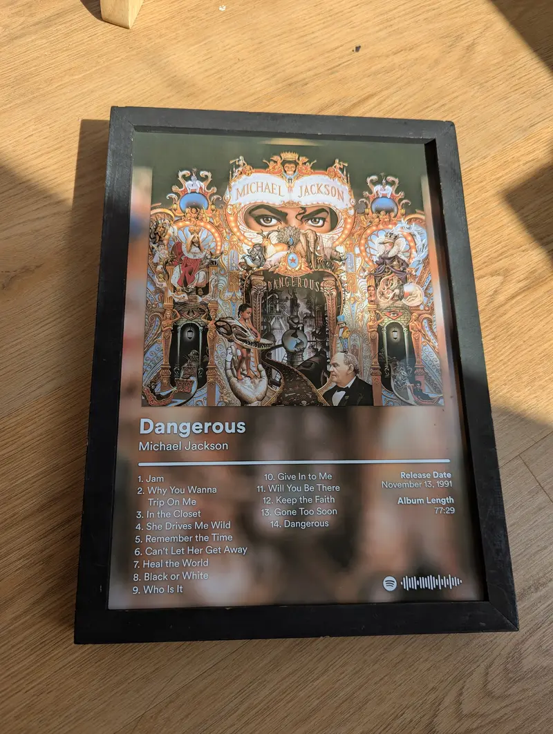 Michael Jackson Dangerous コレクターズ新品10/