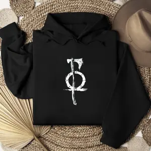 2 Side God Of War Hoodie, Game Fan Sweater, GOW Gamer Gift For Him