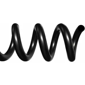 6mm (1/4 in.) Spiral Binding Coils for Reports Presentations Proposals 4:1 Pitch 12 in Length Black 30 Sheets Binding Capacity 100 Pack