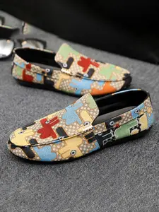 Men's Fashion Loafers Comfortable Lightweight Casual Shoes, One-Step Slip-On Design for Daily Wear, Stylish Big Size Footwear