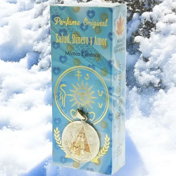 Health, Money and Love Perfume/ Salud, Dinero Y Amor - Perfume with Medalls - Limited Edition
