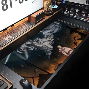 attack on titan Mouse Pad Gaming Locking Edge Big Computer Gamer Large Rubber Art Mousepad Laptop Desk Mat