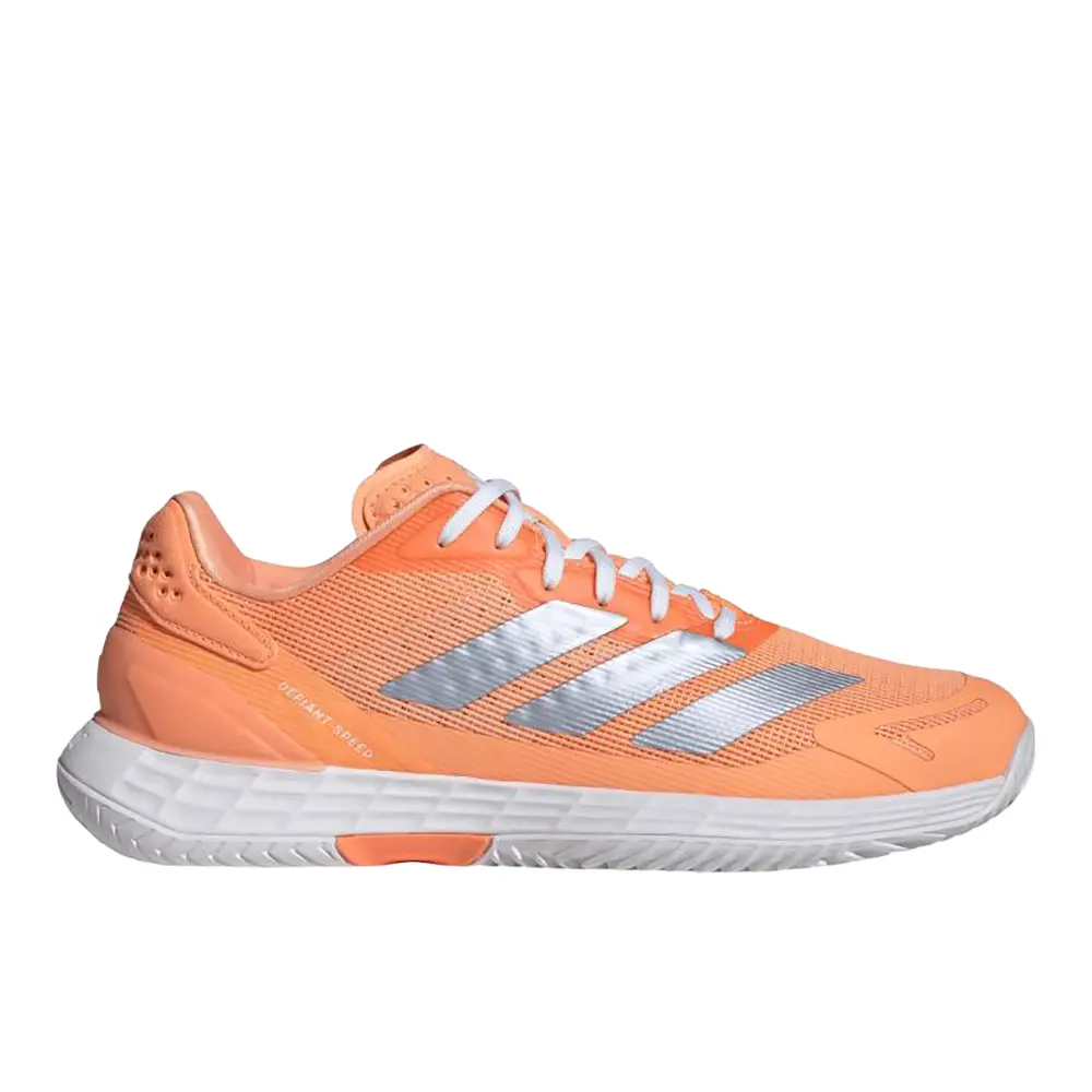 adidas Womens Defiant Speed 2 Tennis Sneakers Shoes - Orange