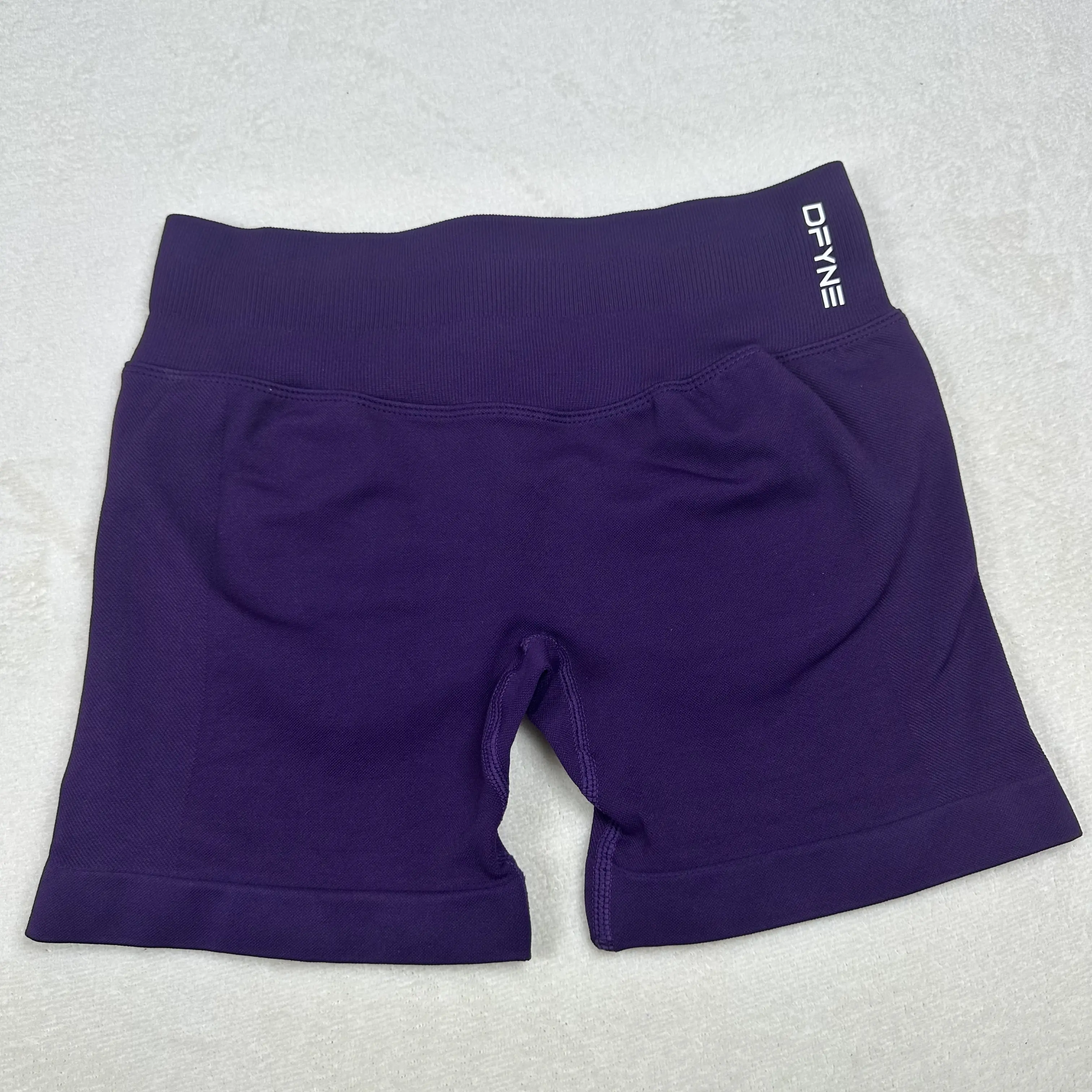 Impact Women's Seamless Gym Shorts, Soft Low-Waist Activewear with a 4.5" Inseam, Ribbed Band and Subtle Glute Contour, Soft Activewear Shorts