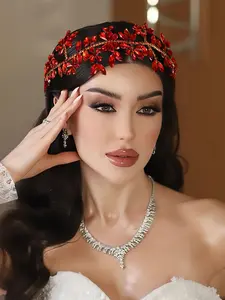 Elegant Rhinestone Bridal Headband, European Style Women's Party Prom Dance Hair Accessory, Wedding Ceremony Headpiece, Tiara