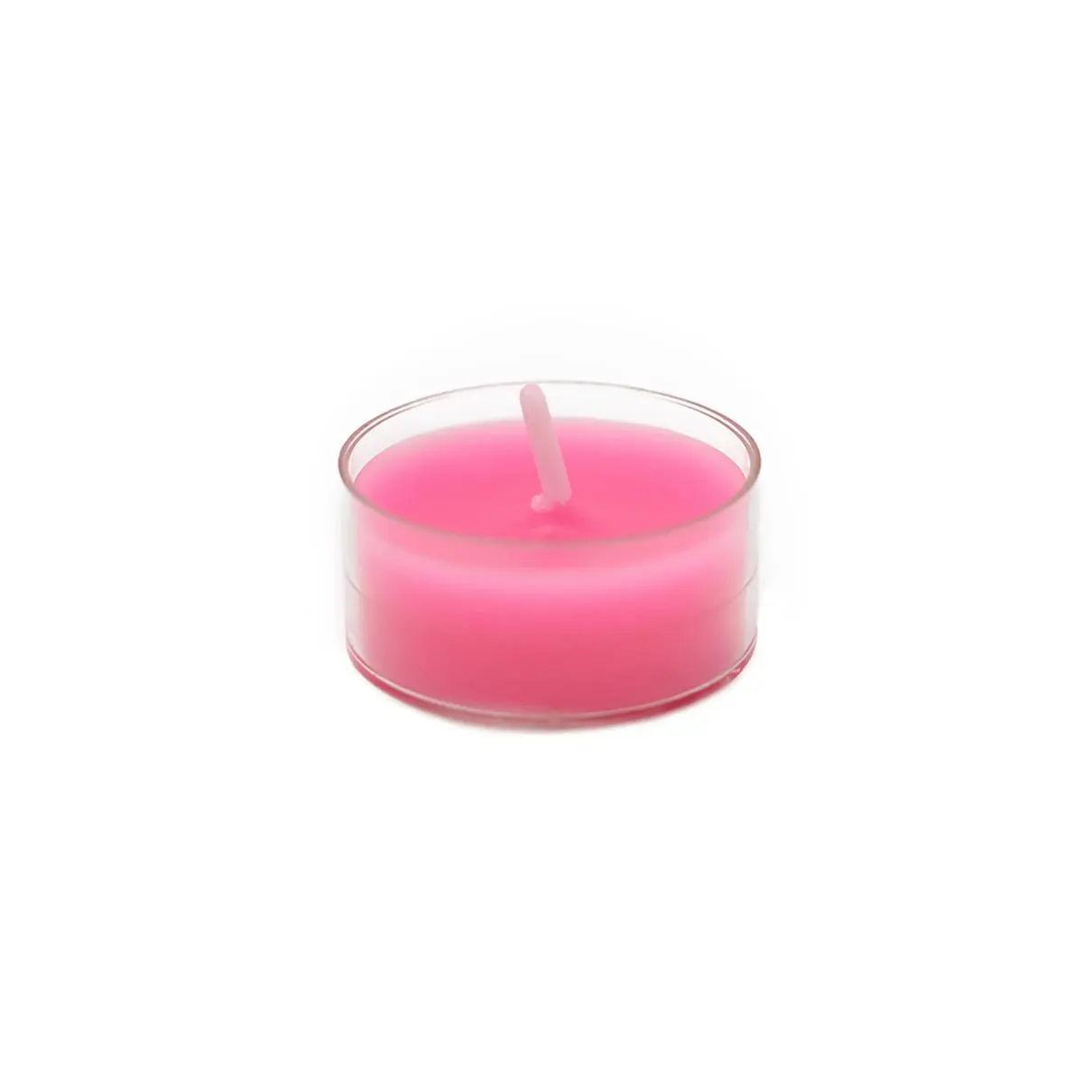 Jeco CTZ-010 Traditional Hot Pink Tealight Candles - 50-Piece Pack, 1.5 inch x 0.75 inch, 3h Burn Time, Ideal for Dining Home Decor, Evening