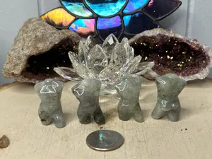 Labradorite Male and Female Figure