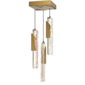 CWI Lighting Valira LED 8 inch Brass Mini Pendant Ceiling Light 1586P8-3-624