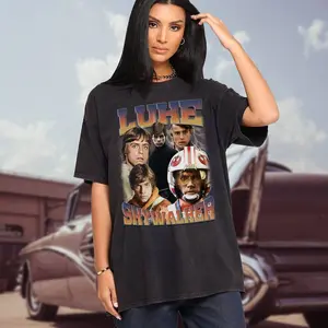 Luke Skywalker Shirt Luke Skywalker Vintage Shirt Jedi Master Shirt Luke Skywalker Bootleg Shirt Movie Shirt