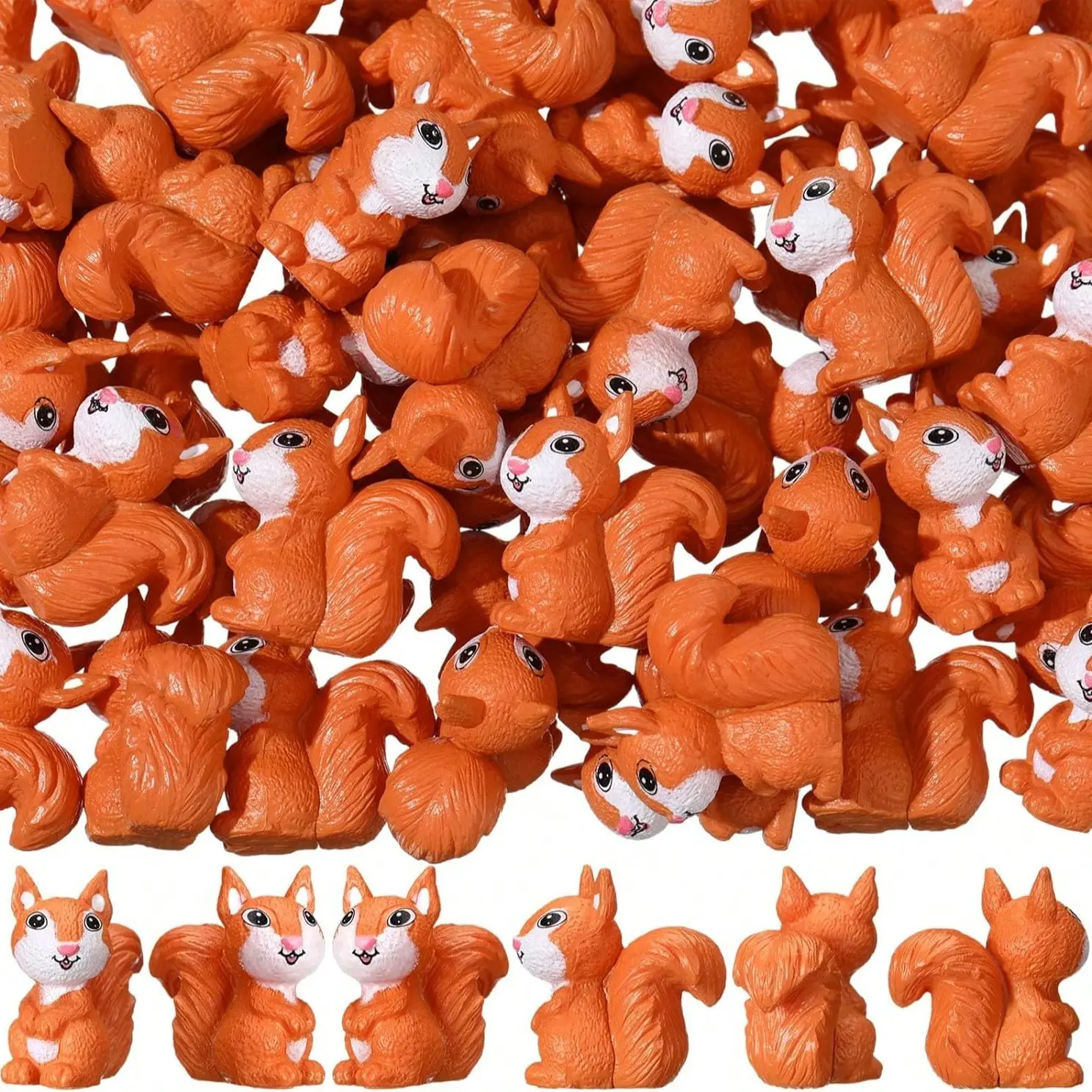 Mini Resin Squirrel Models, Micro Resin Forest Animal Decorations, Garden Accessories, Cupcake Decoration, Outdoor Landscape DIY Birthday Crafts, Outdoor Use, Miniature