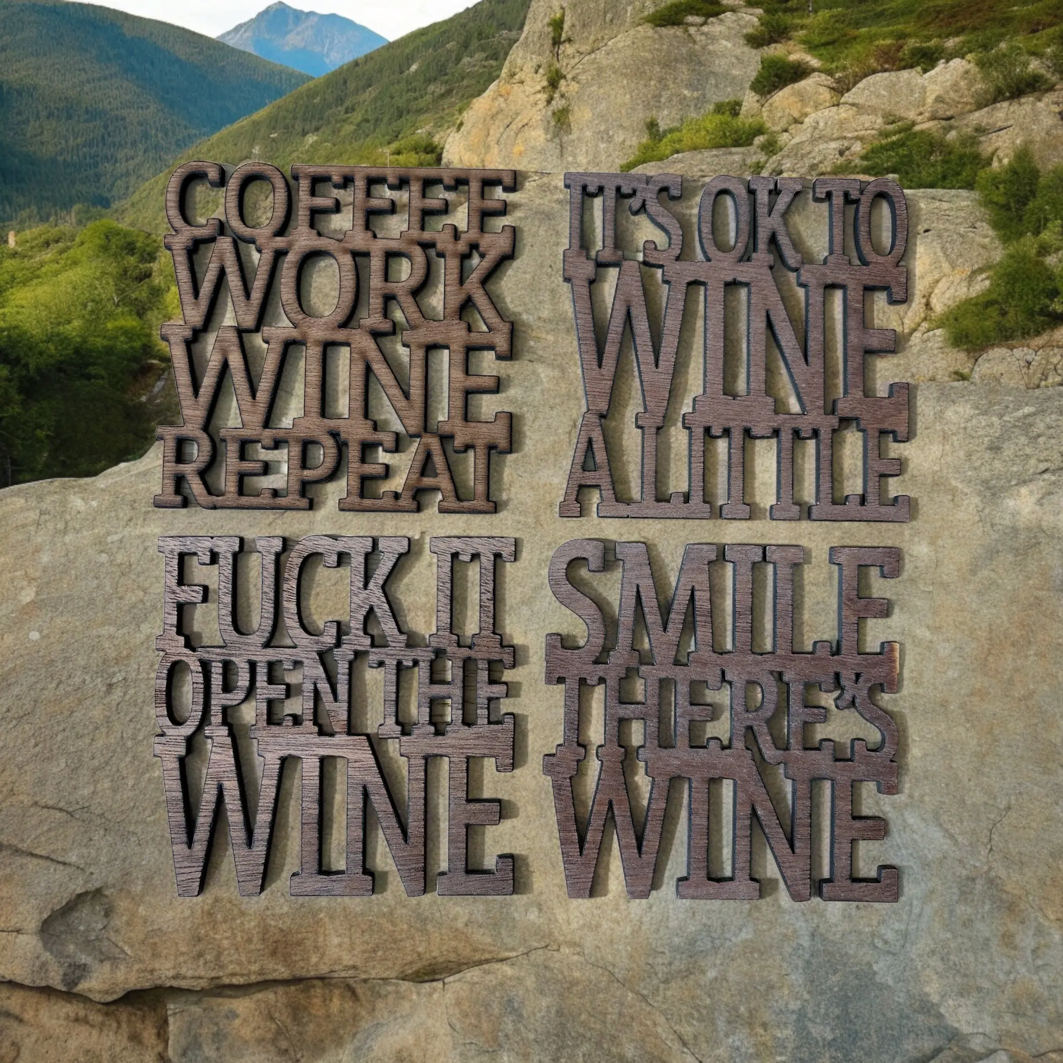 wine coasters